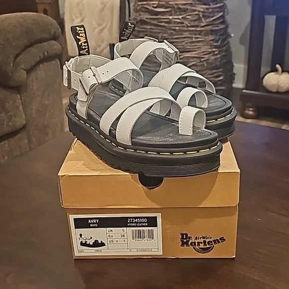 Dr. Martens | Shoes | Dr Martens White Sandals | Poshmark display picture 3